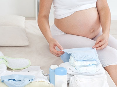 Pregnant stomach
